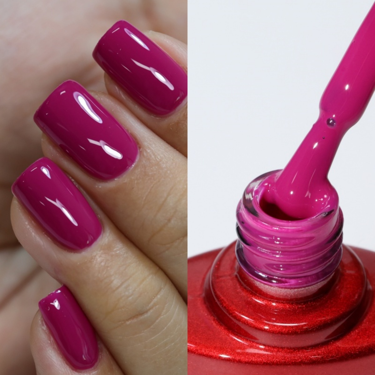 MSHARE 10ml Purple Red Base Ge - Nail Art Violet recension och pris