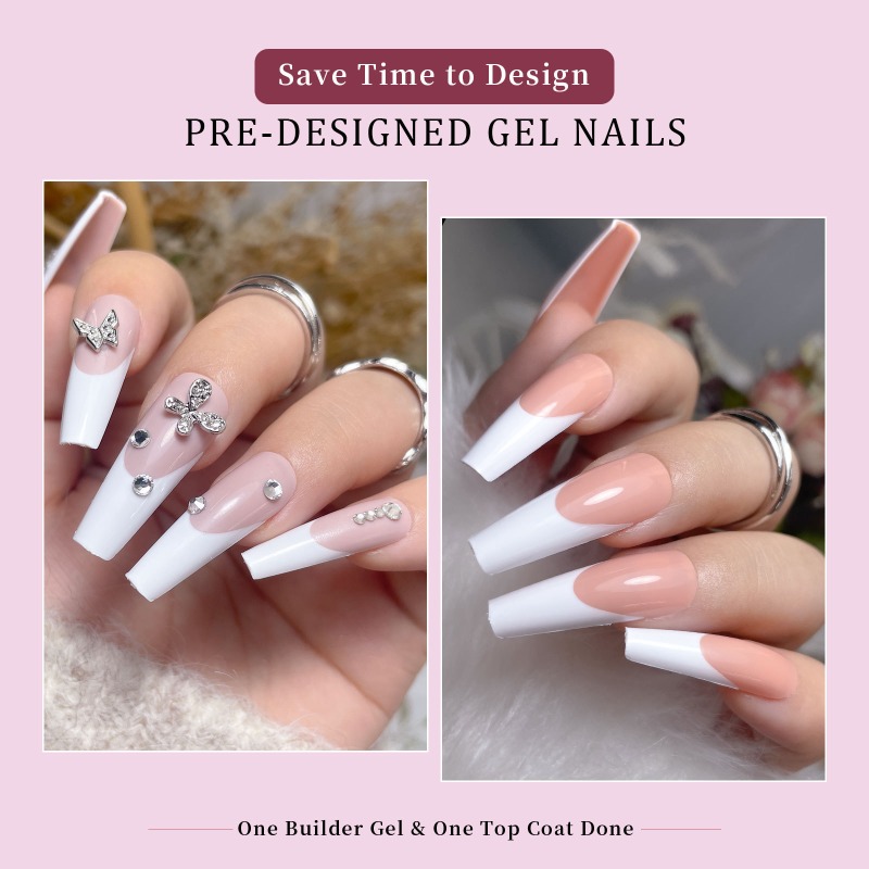 288pcs/Box Colorful Fake Nails - Nail Art Oval recension och pris