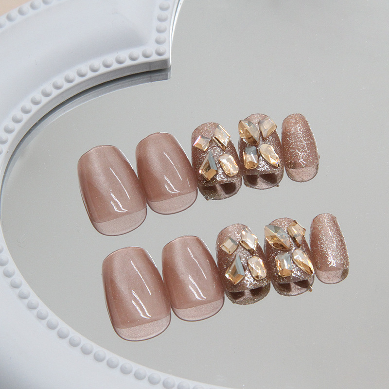 24Pcs Cat's Eye Handmade Fake  - Nail Art Oval recension och pris