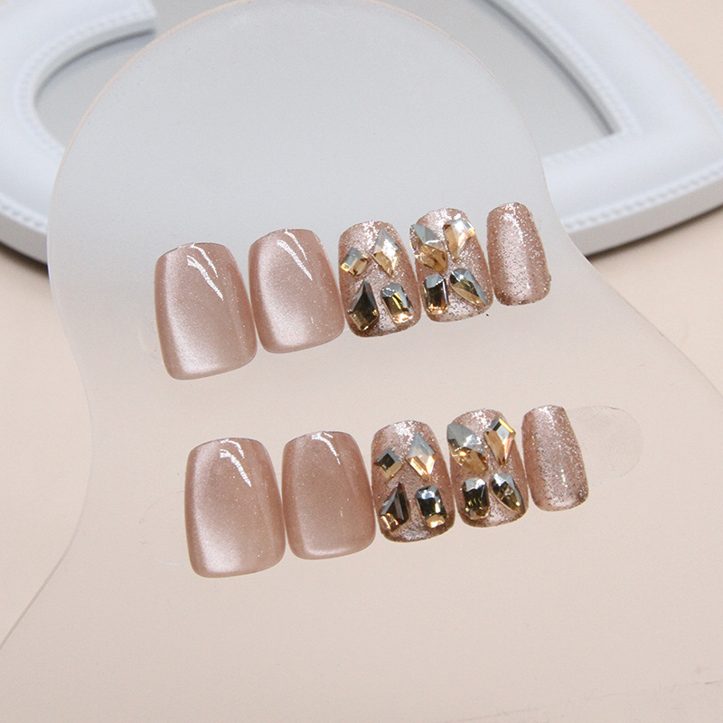 24Pcs Cat's Eye Handmade Fake  - Nail Art Oval recension och pris