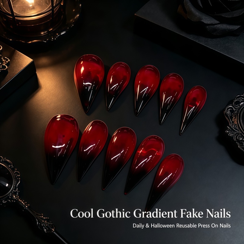 2026New 10PCS of ultra-long va - Nail Art Vampire recension och pris