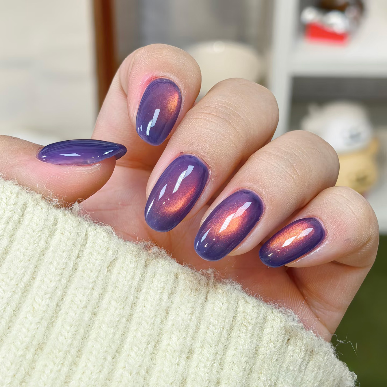 1-10pcs WS Autumn Winter Amber - Nail Art Violet recension och pris