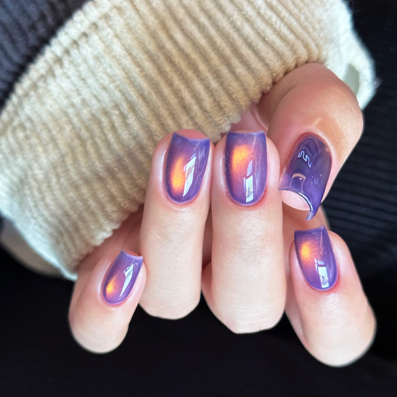 1-10pcs WS Autumn Winter Amber - Nail Art Violet recension och pris