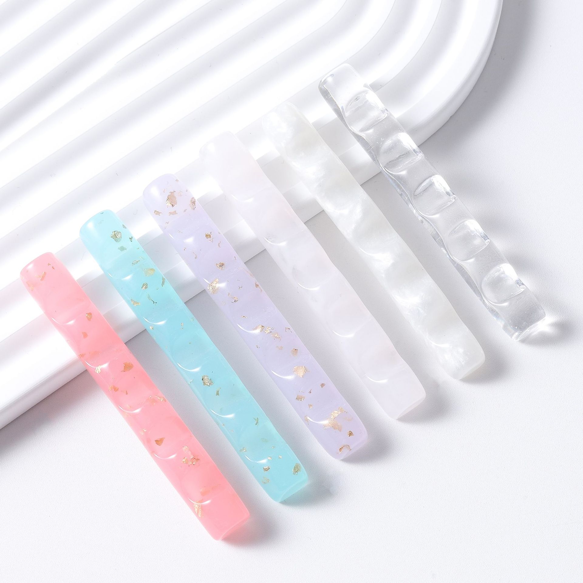 5 Grid Nail Brush Holder Stand - Nail Art Kaki recension och pris