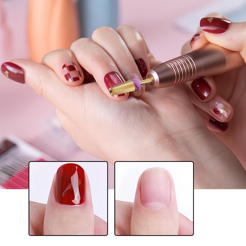 5 in 1 Tungsten Steel Nail Dri - Nail Art Violet recension och pris
