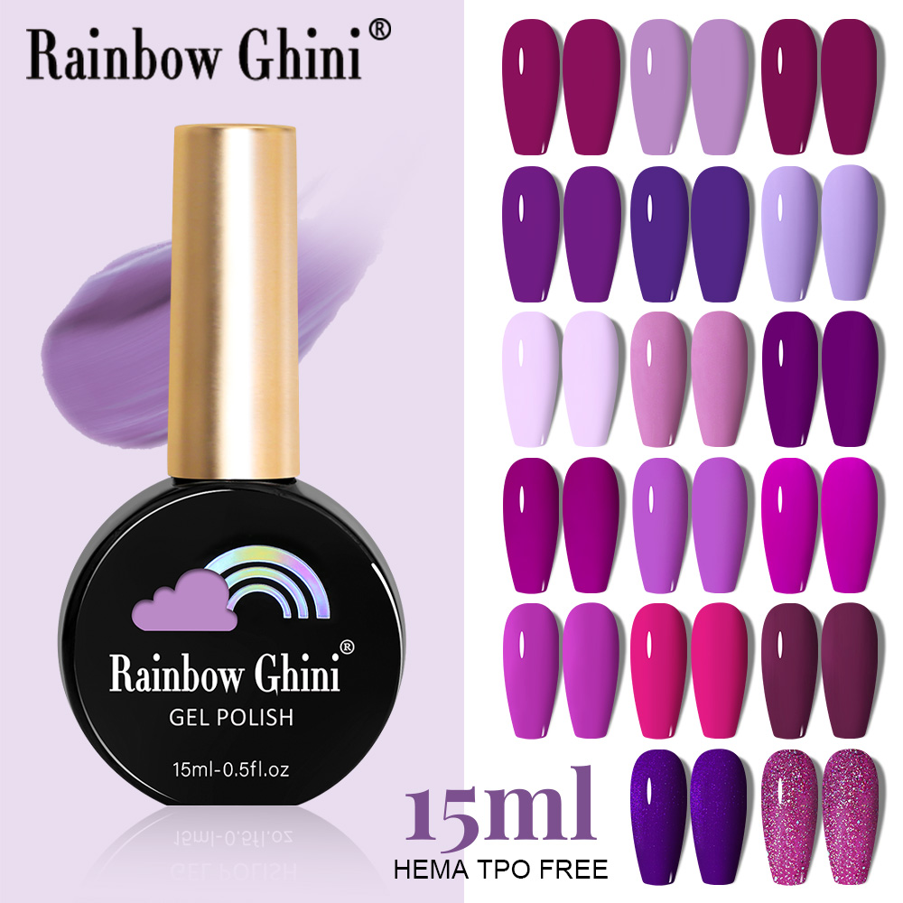 RG 15ml 17 Colors Purple Serie - Nail Art Violet recension och pris