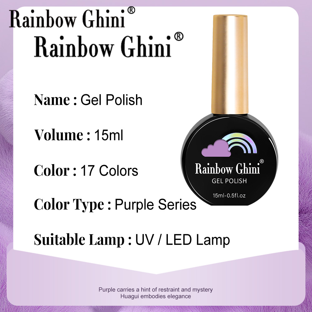 RG 15ml 17 Colors Purple Serie - Nail Art Violet recension och pris