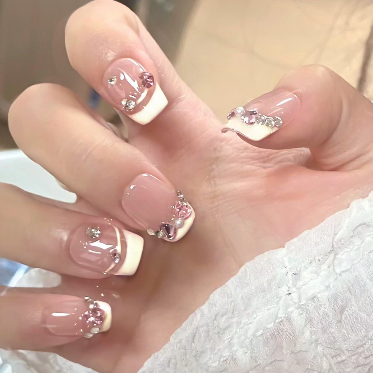 24Pcs Autumn Style Mid-length  - Nail Art Oval recension och pris