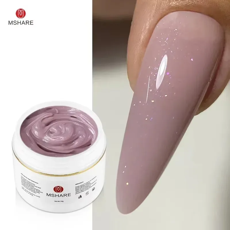 MSHARE Purple Sparkling Builde - Nail Art Violet recension och pris