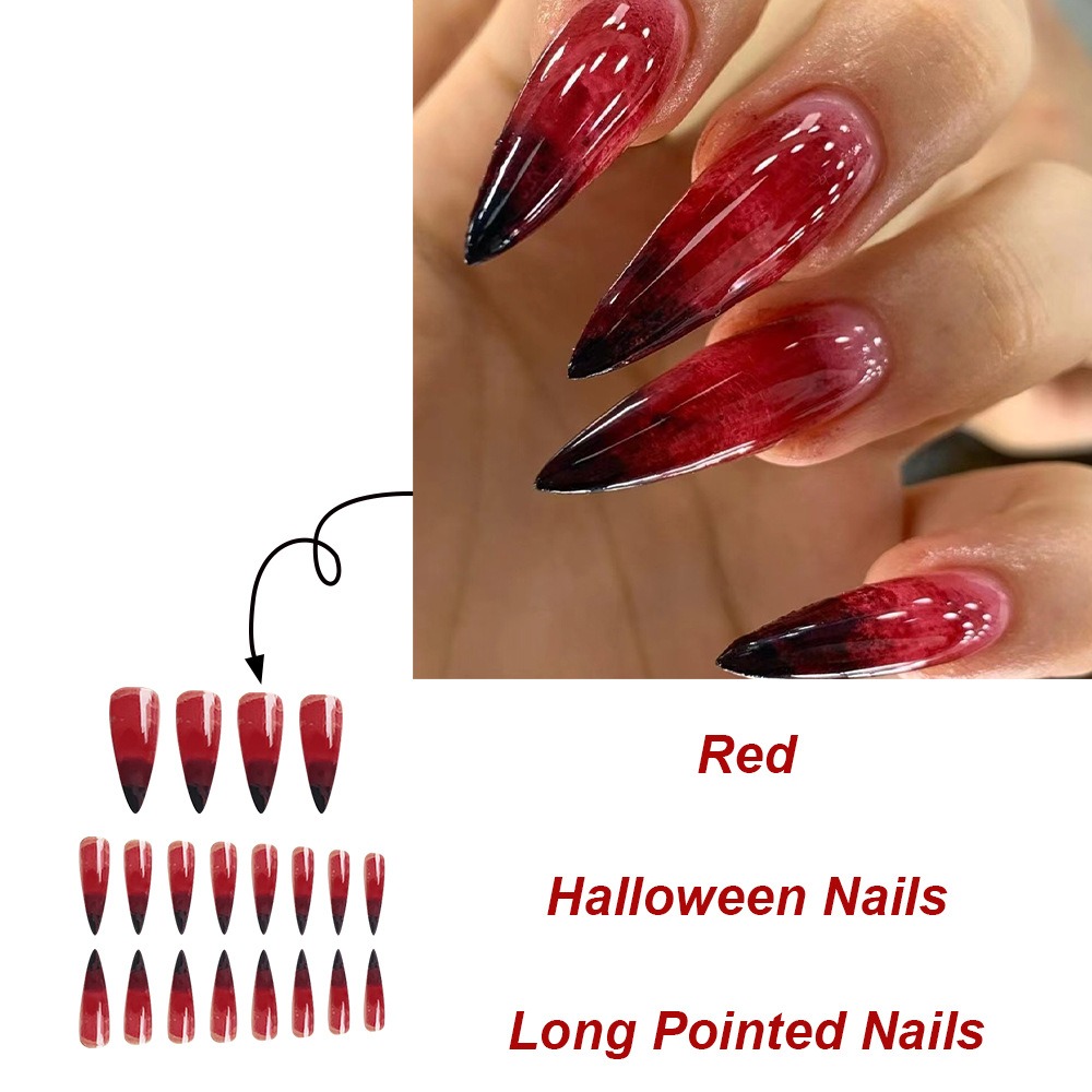 24Pcs Vampire Halloween Press  - Nail Art Vampire recension och pris