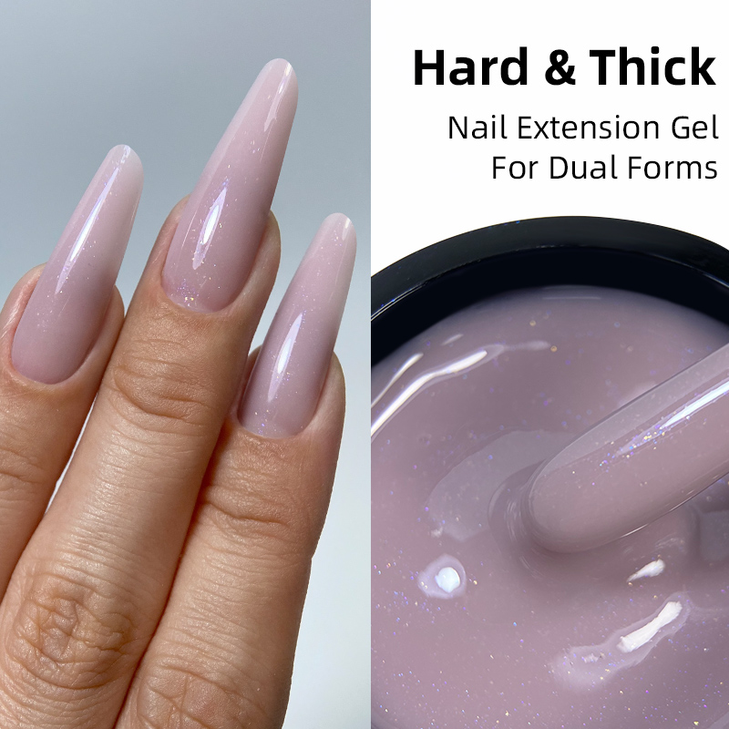 MSHARE 50g Pink Builder Nail G - Nail Art Violet recension och pris