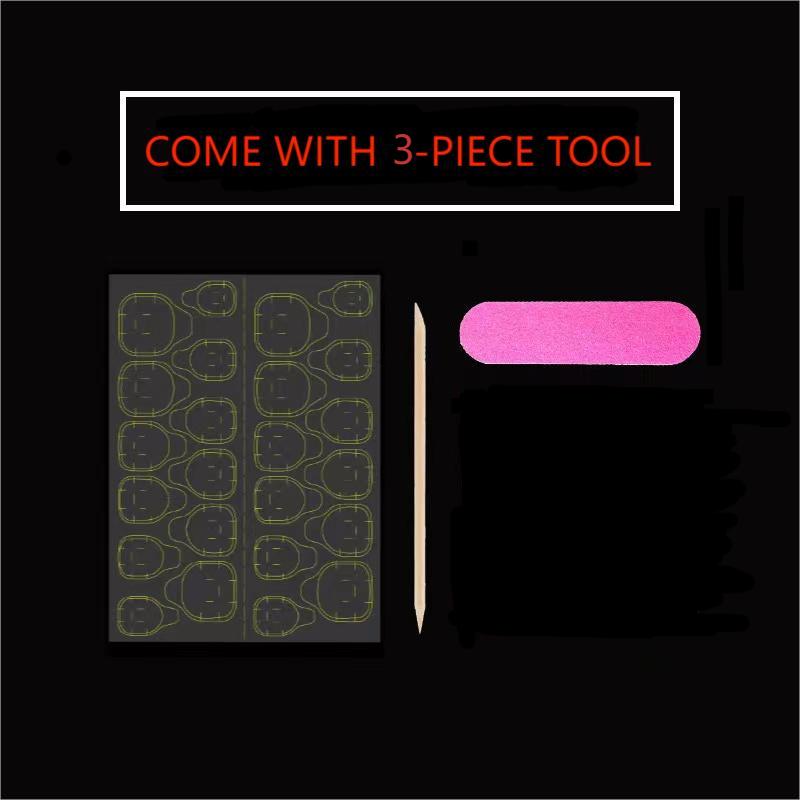 10 PCS Luxury Handmade Press O - Nail Adhesive Tab recension och pris
