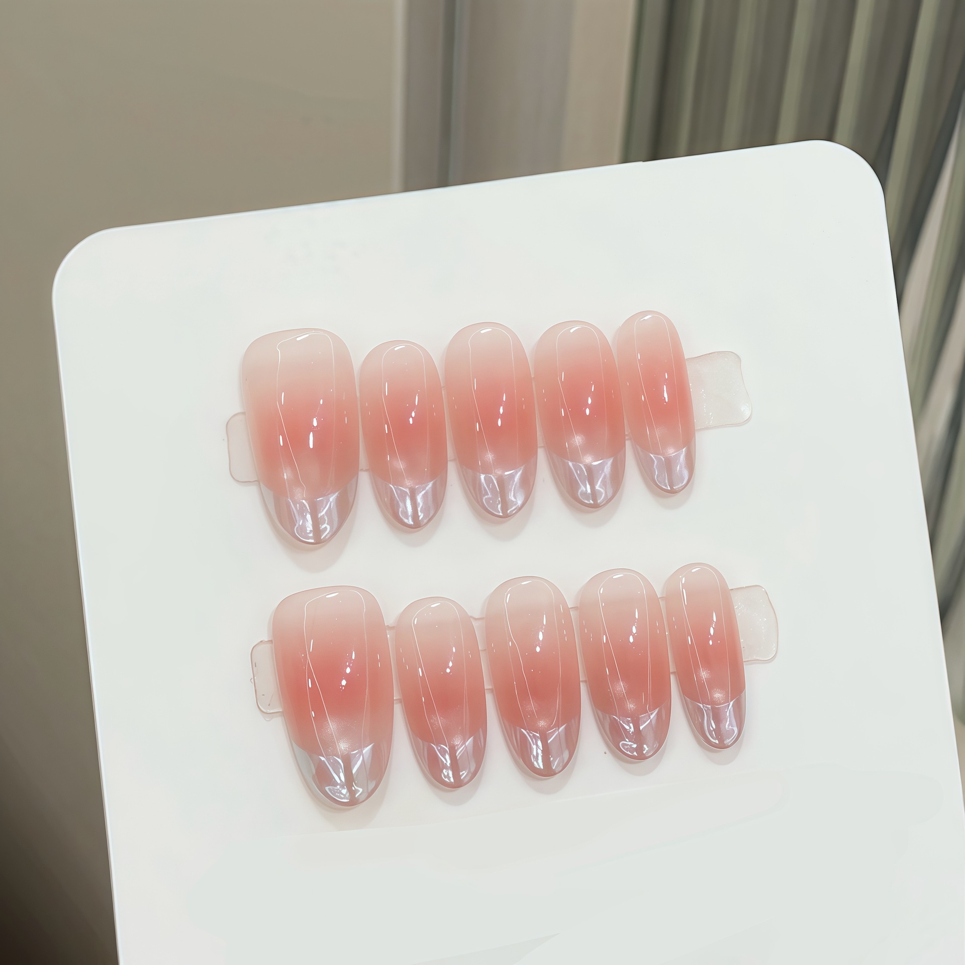10pcs Pure Hand Pressed Oval N - Nail Art Oval recension och pris