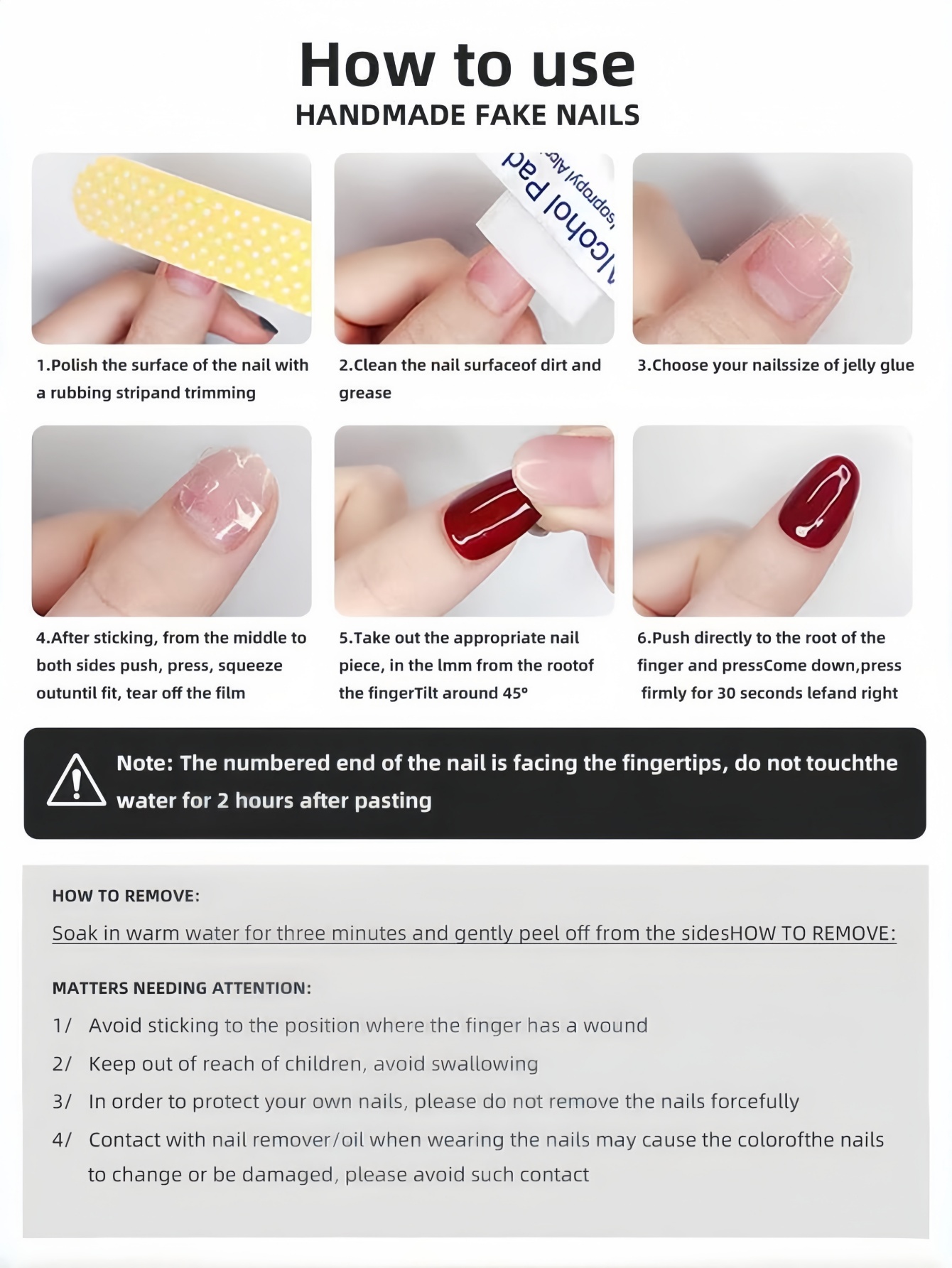 10 Short Oval-Shaped Press-On  - Nail Art Oval recension och pris