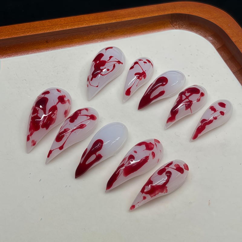 10PCS Handmade Stiletto Press  - Nail Art Vampire recension och pris