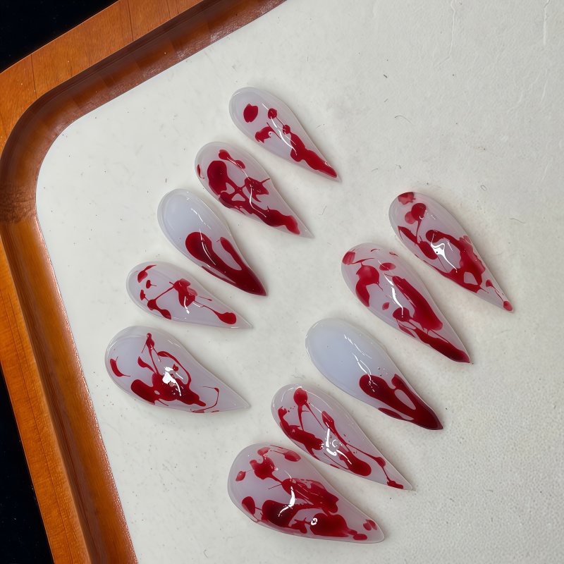 10PCS Handmade Stiletto Press  - Nail Art Vampire recension och pris