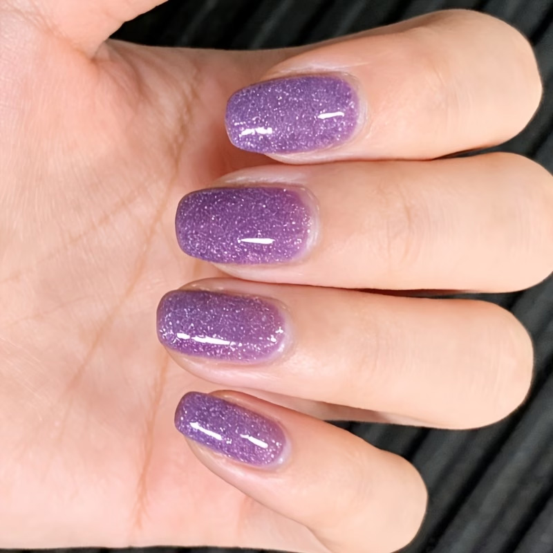 Ice-Clear Grape Purple Crushed - Nail Art Violet recension och pris
