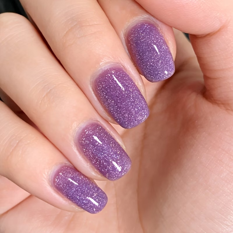 Ice-Clear Grape Purple Crushed - Nail Art Violet recension och pris